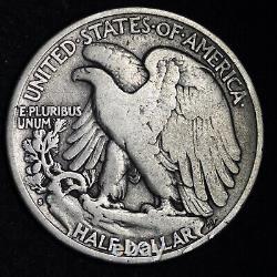 1921-S Walking Liberty Silver Half Dollar CHOICE FINE E286 QKCST