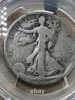 1921 S Walking Liberty Silver Half Dollar Coin PCGS Certified G-6