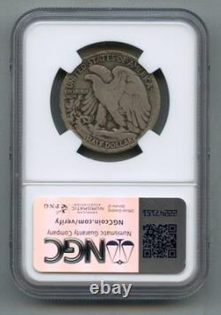 1921 S Walking Liberty Silver Half Dollar NGC VG 8