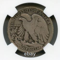 1921 S Walking Liberty Silver Half Dollar NGC VG 8