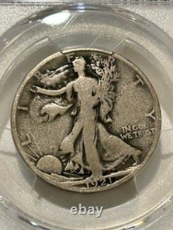 1921 S Walking Liberty Silver Half Dollar PCGS G6 Mintage 548k