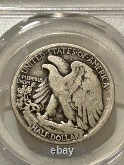 1921 S Walking Liberty Silver Half Dollar PCGS G6 Mintage 548k