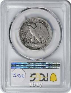 1921-S Walking Liberty Silver Half Dollar VF25 PCGS