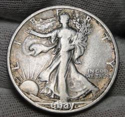 1921-S walking liberty half dollar