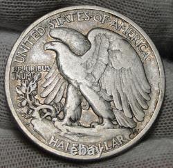 1921-S walking liberty half dollar