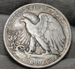 1921-S walking liberty half dollar
