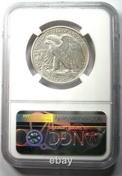 1921 Walking Liberty Half Dollar 50C Coin (1921-P) NGC AU Details Rare Date