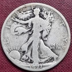 1921 Walking Liberty Half Dollar 50c Circulated Key Date #102341