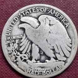 1921 Walking Liberty Half Dollar 50c Circulated Key Date #102341