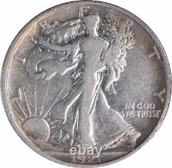1921 Walking Liberty Silver Half Dollar Choice VG Uncertified #951