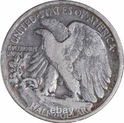 1921 Walking Liberty Silver Half Dollar Choice VG Uncertified #951