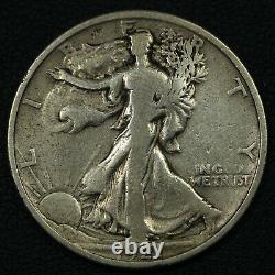 1921 Walking Liberty Silver Half Dollar Cleaned