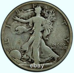 1921-d Walking Liberty Half Dollar Pcgs Vg-10 50c Very Good Choice Trusted