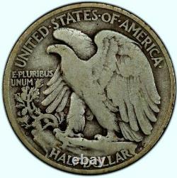 1921-d Walking Liberty Half Dollar Pcgs Vg-10 50c Very Good Choice Trusted