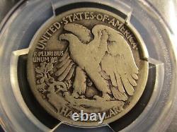 1921-s Walking Liberty Half Dollar Pcgs G6 Key Date Circulated Silver Free Ship