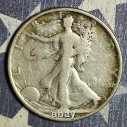 1921-s Walking Liberty Silver Half Dollar Collector Coin Free Shipping