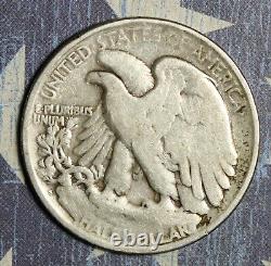 1921-s Walking Liberty Silver Half Dollar Collector Coin Free Shipping