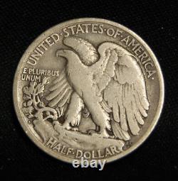 1921s Walking Liberty Half Semi Key With Fine Details