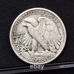 1923-S Liberty Walking Half Dollar Ch VF/XF Details (#43235)