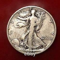 1923-S Silver Walking Liberty Half Dollar Very Fine