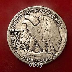 1923-S Silver Walking Liberty Half Dollar Very Fine