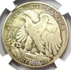 1923-S Walking Liberty Half Dollar 50C Certified NGC VF30 Rare Date