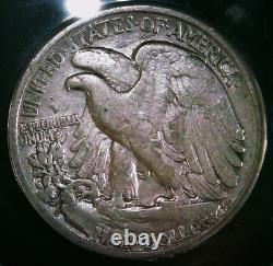 1923-S Walking Liberty Half Dollar ANACS F15 Details Cleaned 90% Silver