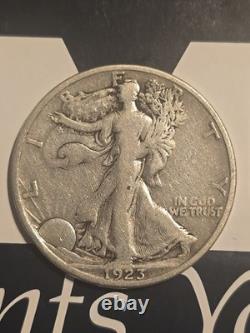 1923-S Walking Liberty Half Dollar Silver - Very Fine Coin Low Mint Key Date
