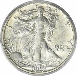 1923-S Walking Liberty Silver Half Dollar AU53 PCGS