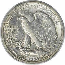 1923-S Walking Liberty Silver Half Dollar AU53 PCGS