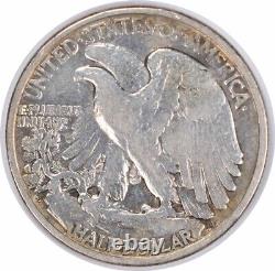 1923-S Walking Liberty Silver Half Dollar VF Uncertified #245