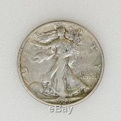 1923-S XF+ Cond Walking Liberty Half Dollar Tough Date Nice Color I-15664 M