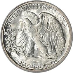 1927-S US Walking Liberty Silver Half Dollar 50C PCGS MS63
