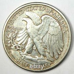 1927-S Walking Liberty Half Dollar 50C Choice XF / AU Detail Rare Date Coin