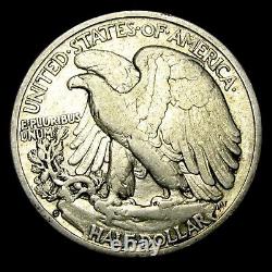 1927-S Walking Liberty Half Dollar Silver - Nice Coin - #180P