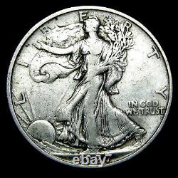 1927-S Walking Liberty Half Dollar Silver - Nice Condition Coin - #WW137