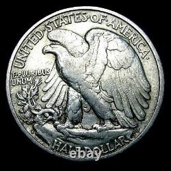 1927-S Walking Liberty Half Dollar Silver - Nice Details Coin - #UU715