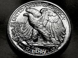 1927-S Walking Liberty Silver Half Dollar Ch/Gem BU
