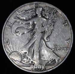 1928 S Walking Liberty 50¢ VF+