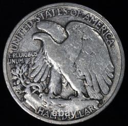 1928 S Walking Liberty 50¢ VF+