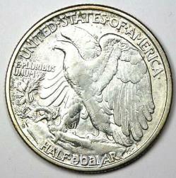 1928-S Walking Liberty Half Dollar 50C XF Details (EF) Rare Date Coin