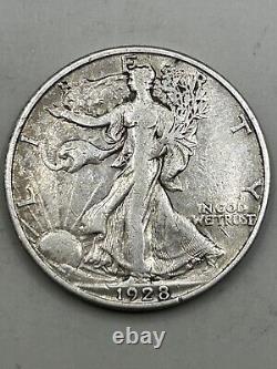 1928 S Walking Liberty Half Dollar VF 24670