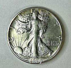 1929-D (AU) Walking Liberty Half Dollar 90% SILVER HARDER DATE