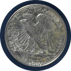 1929 D Half Dollars Liberty Walking ANACS AU-50 Details