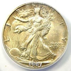1929-D Walking Liberty Half Dollar 50C Certified ANACS AU55 Rare Date Coin