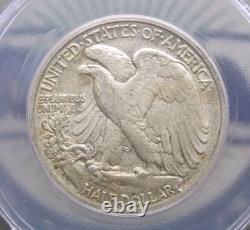 1929 D Walking Liberty Half Dollar 50c ANACS AU50 #854 About Unc ECC&C, Inc