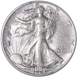 1929 D Walking Liberty Half Dollar 90% Silver About Uncirculated See Pics P767