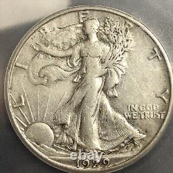 1929-D Walking Liberty Half Dollar ICG XF45