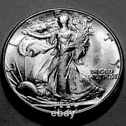 1929-D Walking Liberty Silver Half Dollar Gem BU