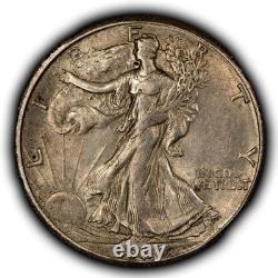 1929-S 50c Walking Liberty Silver Half Dollar Original AU/UNC SKU-B5303